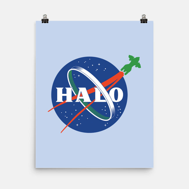 The Halo Space Agency-none matte poster-DCLawrence