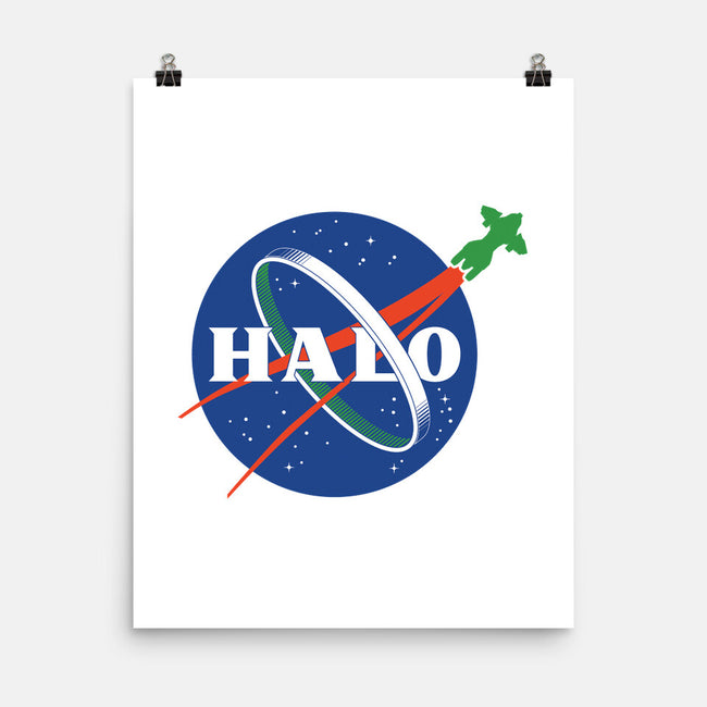 The Halo Space Agency-none matte poster-DCLawrence