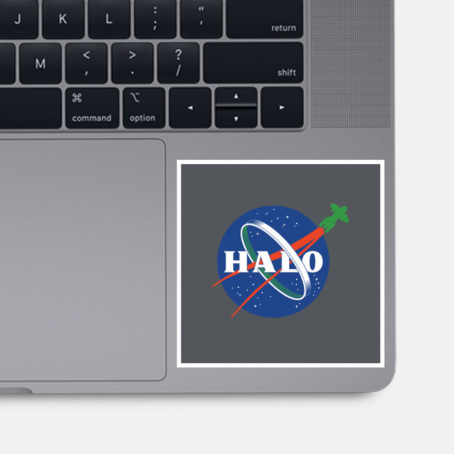 The Halo Space Agency-none glossy sticker-DCLawrence