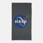 The Halo Space Agency-none beach towel-DCLawrence