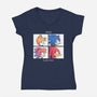 Ringz-womens v-neck tee-Gazo1a