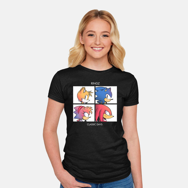Ringz-womens fitted tee-Gazo1a