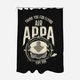Air Appa-none polyester shower curtain-Wookie Mike