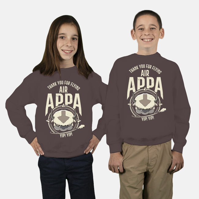 Air Appa-youth crew neck sweatshirt-Wookie Mike