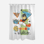 Coast to Coast-none polyester shower curtain-Arinesart