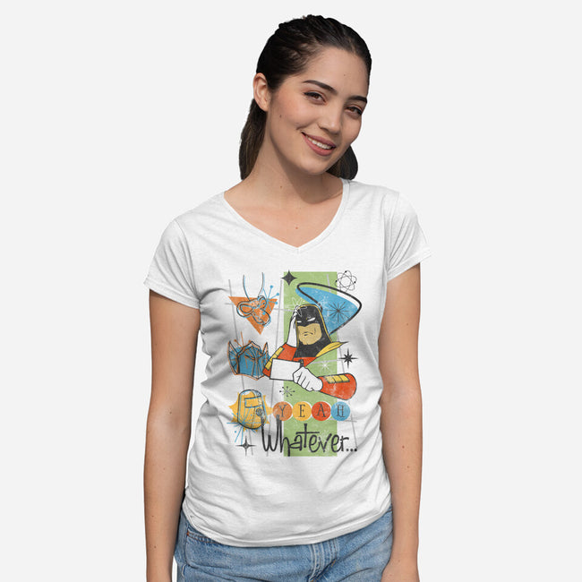 Coast to Coast-womens v-neck tee-Arinesart