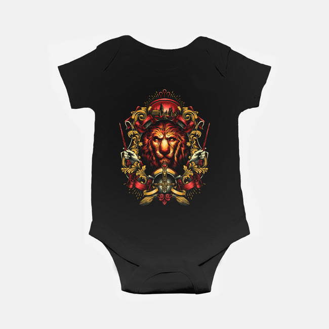 House of the Brave-baby basic onesie-glitchygorilla