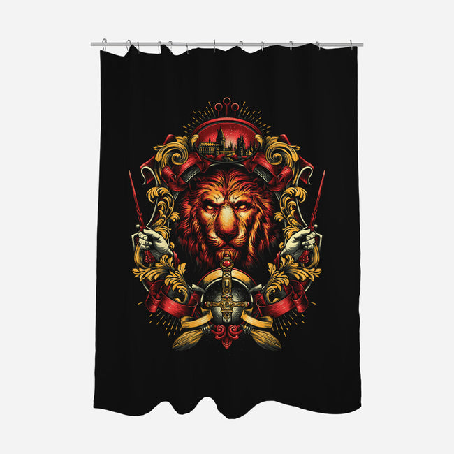 House of the Brave-none polyester shower curtain-glitchygorilla
