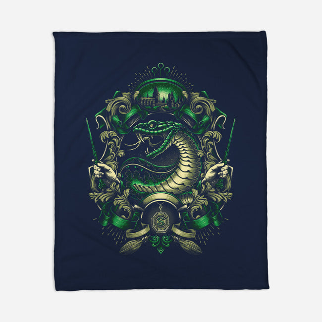 House of the Cunning-none fleece blanket-glitchygorilla