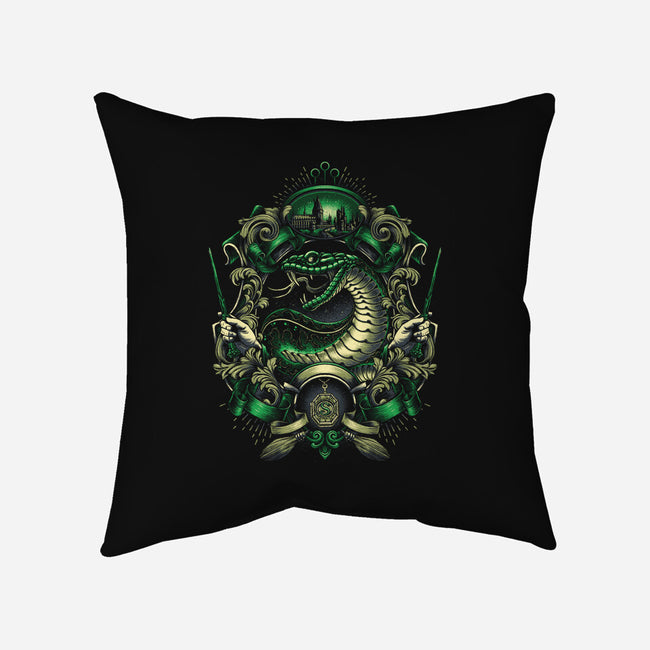 House of the Cunning-none non-removable cover w insert throw pillow-glitchygorilla