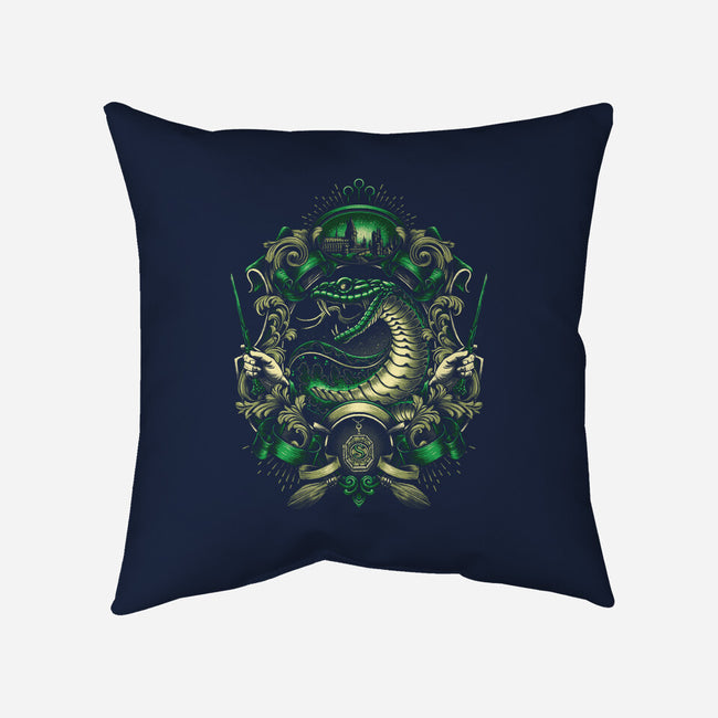 House of the Cunning-none non-removable cover w insert throw pillow-glitchygorilla