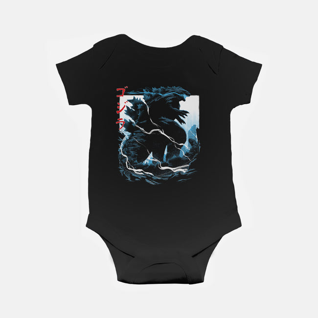 Kaiju-baby basic onesie-Maxman58