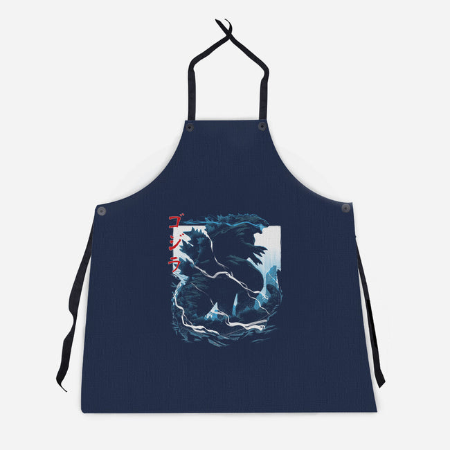 Kaiju-unisex kitchen apron-Maxman58