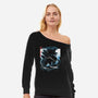 Kaiju-womens off shoulder sweatshirt-Maxman58