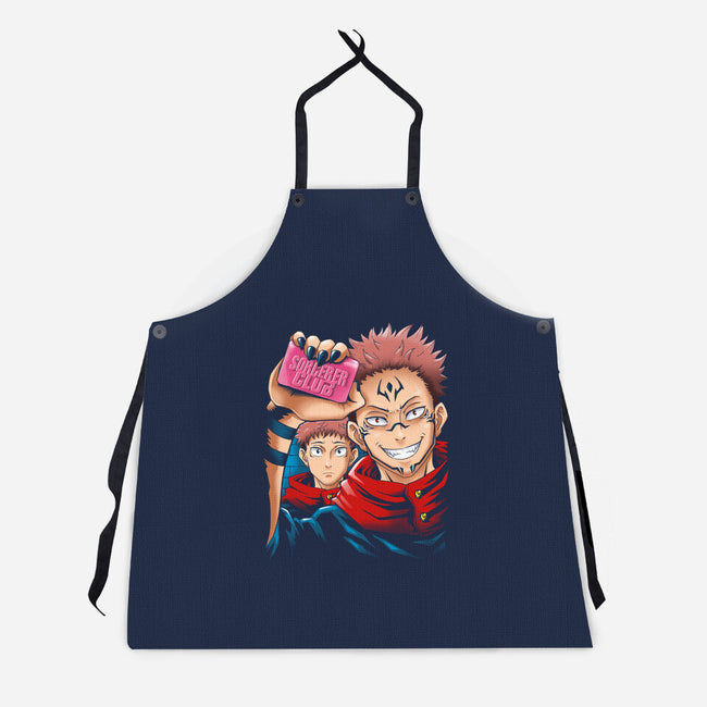 Sorcerer Club-unisex kitchen apron-Andriu