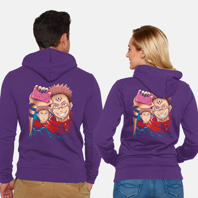 Sorcerer Club-unisex zip-up sweatshirt-Andriu