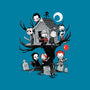 Horror Tree House-none removable cover w insert throw pillow-DoOomcat