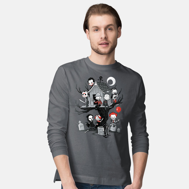 Horror Tree House-mens long sleeved tee-DoOomcat