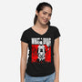 What A Drag-womens v-neck tee-constantine2454