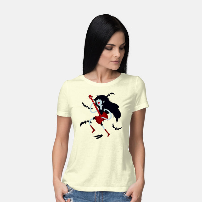 Vampire Song-womens basic tee-Agu Luque