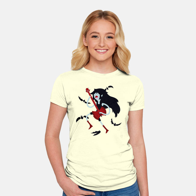 Vampire Song-womens fitted tee-Agu Luque