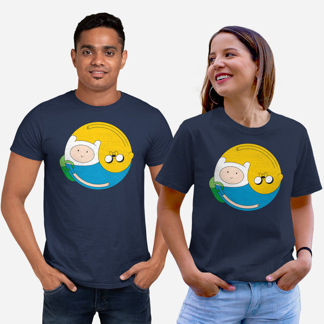 Adventurer Balance-unisex basic tee-Agu Luque