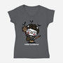 Hello Guillermo-womens v-neck tee-Boggs Nicolas