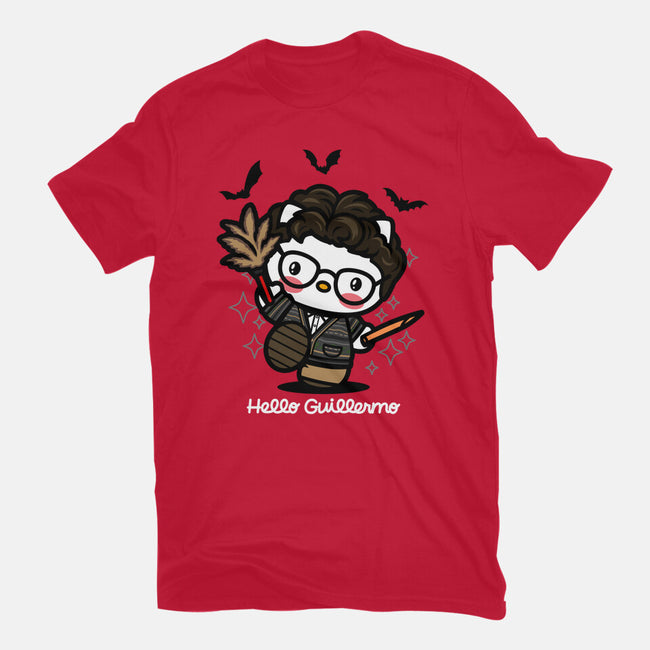 Hello Guillermo-womens fitted tee-Boggs Nicolas