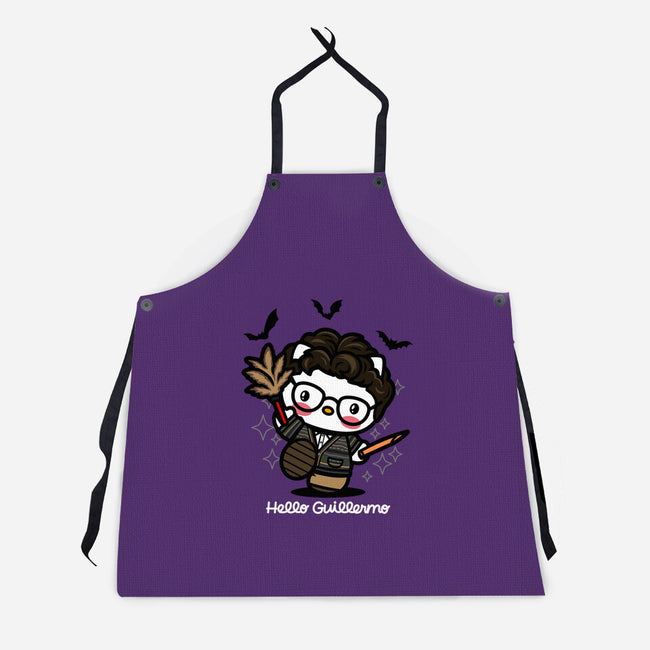 Hello Guillermo-unisex kitchen apron-Boggs Nicolas