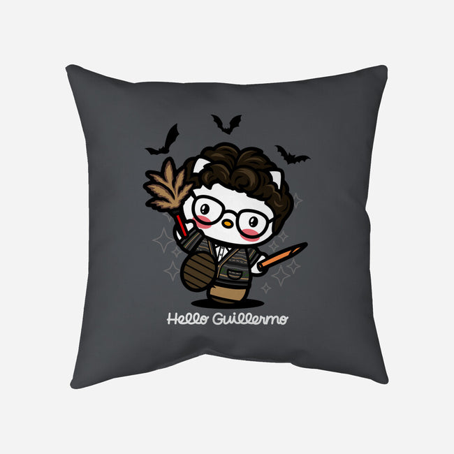 Hello Guillermo-none removable cover w insert throw pillow-Boggs Nicolas