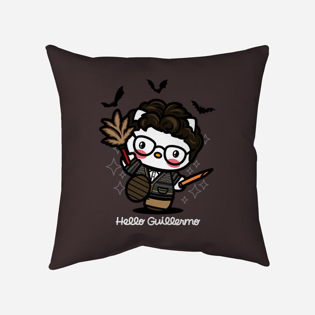 Hello Guillermo-none removable cover w insert throw pillow-Boggs Nicolas