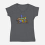 The Boy Is Sus-womens v-neck tee-kg07