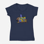 The Boy Is Sus-womens v-neck tee-kg07