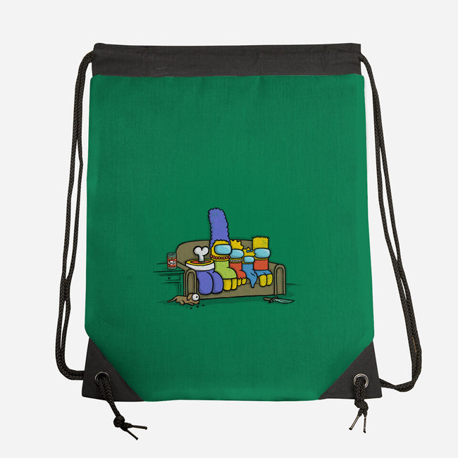 The Boy Is Sus-none drawstring bag-kg07