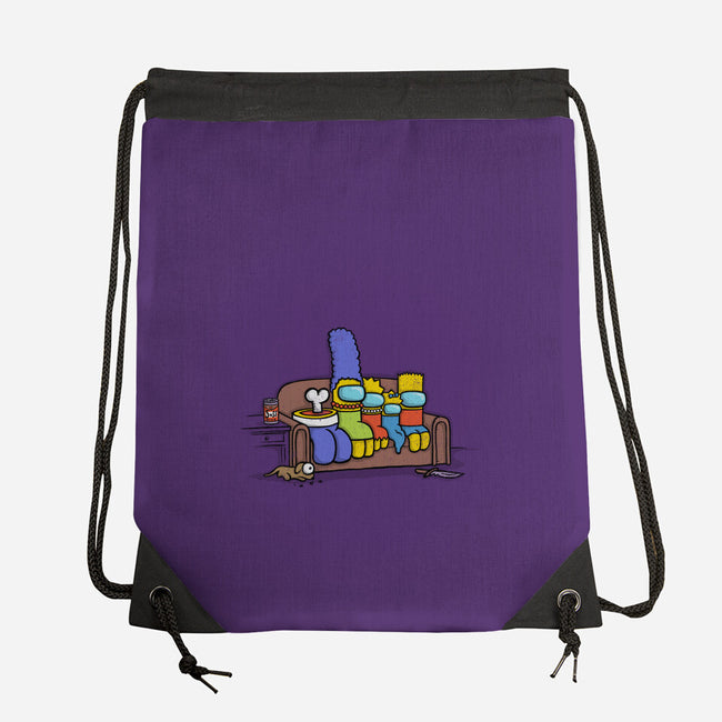 The Boy Is Sus-none drawstring bag-kg07