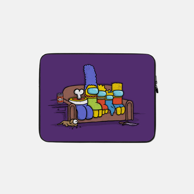 The Boy Is Sus-none zippered laptop sleeve-kg07