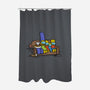 The Boy Is Sus-none polyester shower curtain-kg07