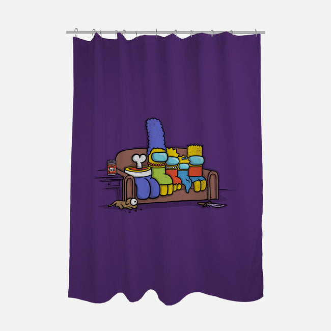 The Boy Is Sus-none polyester shower curtain-kg07