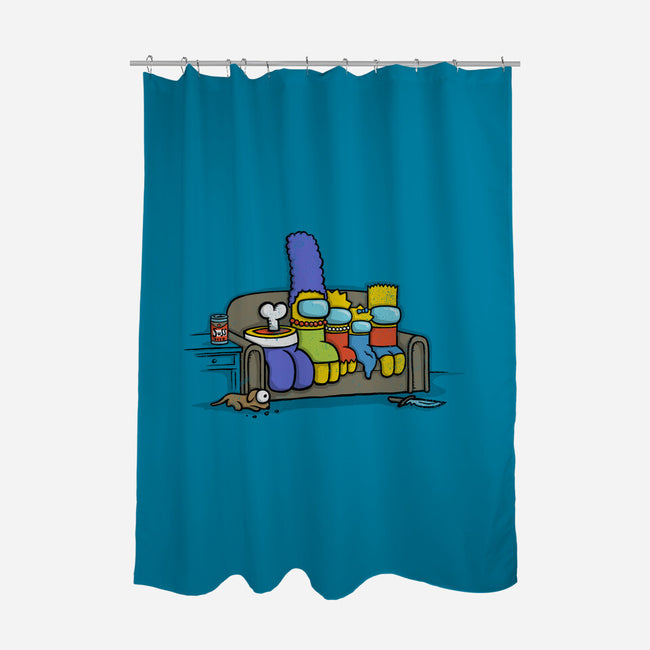 The Boy Is Sus-none polyester shower curtain-kg07