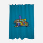 The Boy Is Sus-none polyester shower curtain-kg07