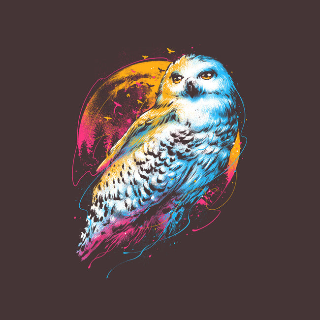 Colorful Owl-none glossy sticker-glitchygorilla