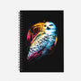 Colorful Owl-none dot grid notebook-glitchygorilla