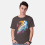 Colorful Owl-mens basic tee-glitchygorilla