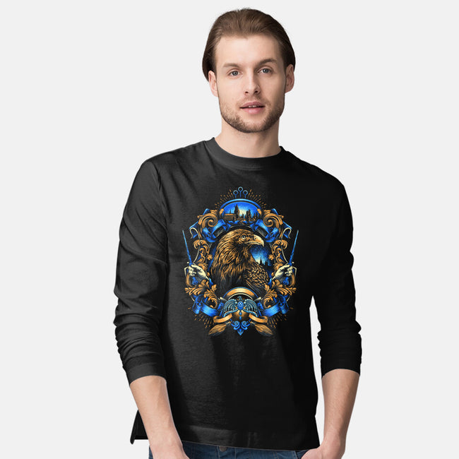 House of the Wise-mens long sleeved tee-glitchygorilla