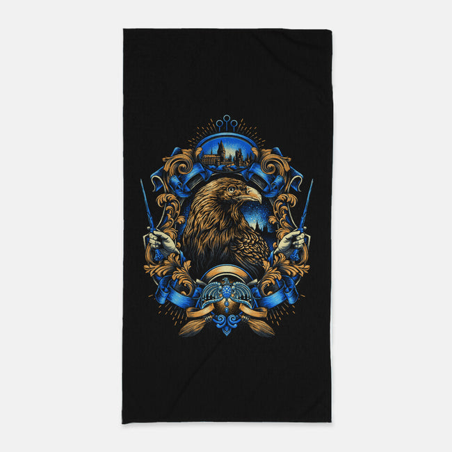 House of the Wise-none beach towel-glitchygorilla