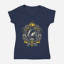 House of the Loyal-womens v-neck tee-glitchygorilla