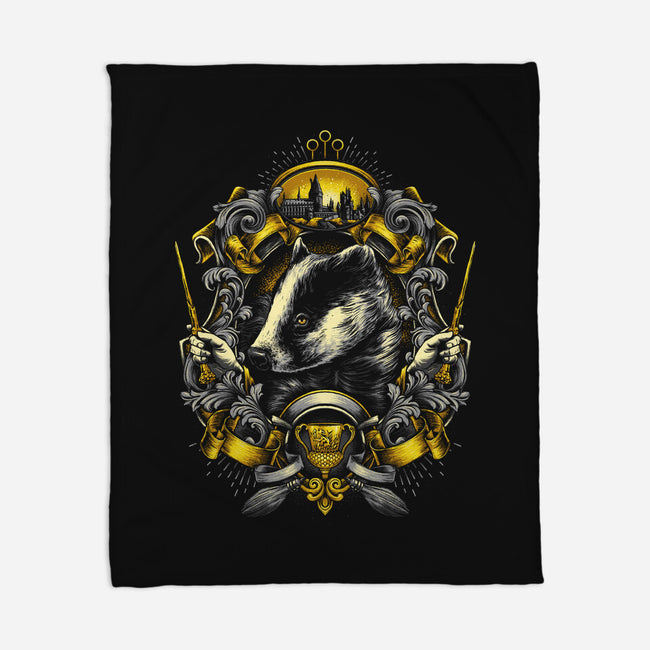 House of the Loyal-none fleece blanket-glitchygorilla