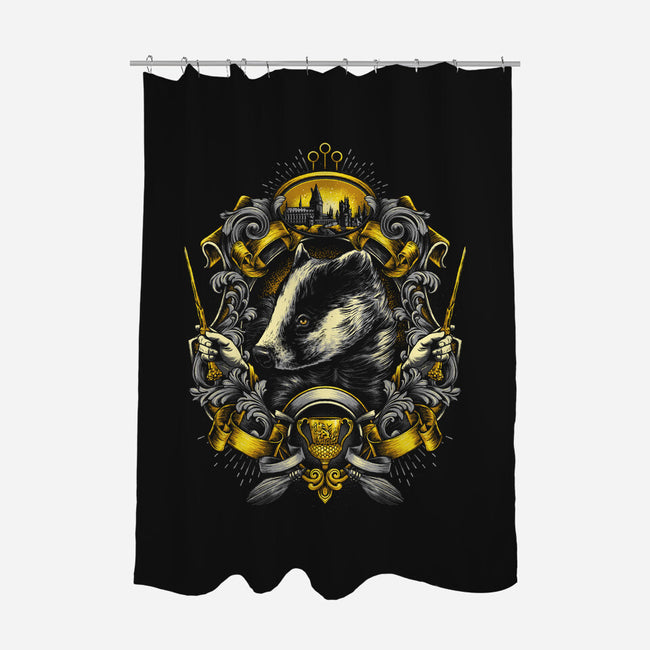 House of the Loyal-none polyester shower curtain-glitchygorilla