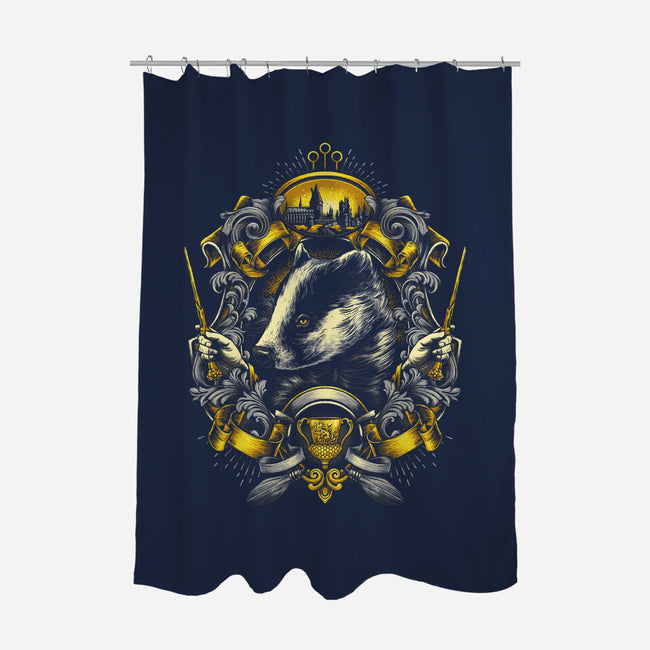 House of the Loyal-none polyester shower curtain-glitchygorilla