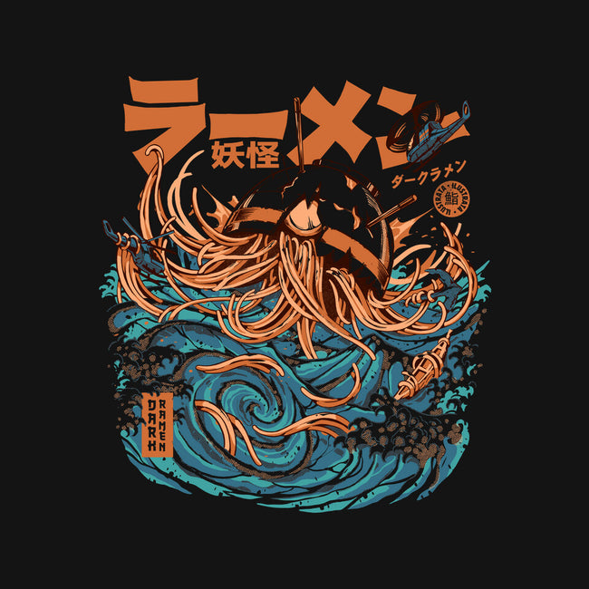 Dark Great Ramen Off Kanagawa-unisex pullover sweatshirt-ilustrata